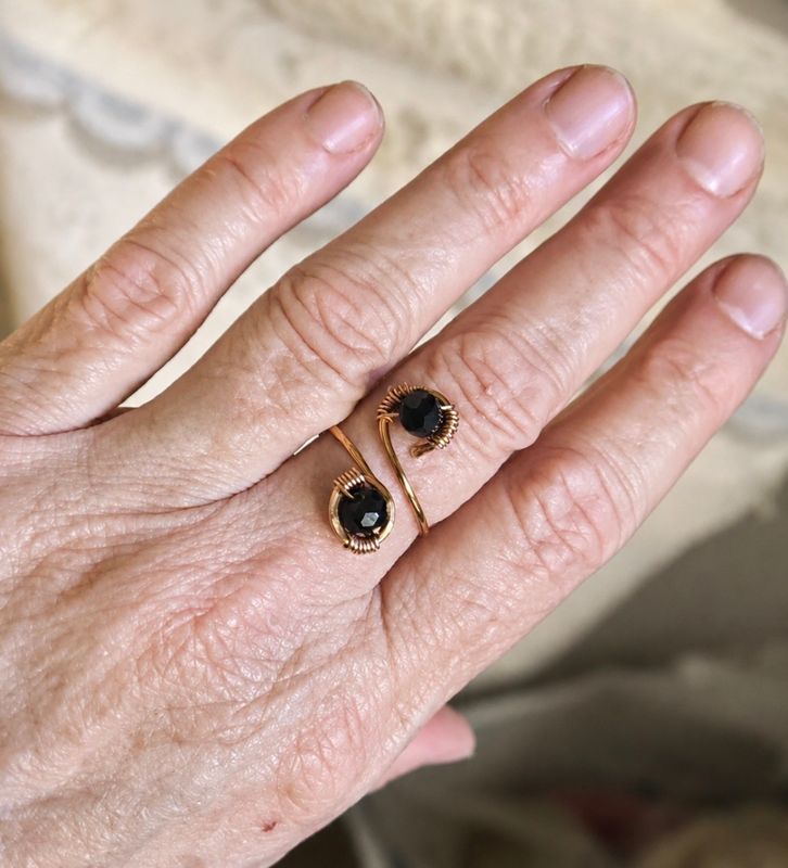 Midnight Ember Ring