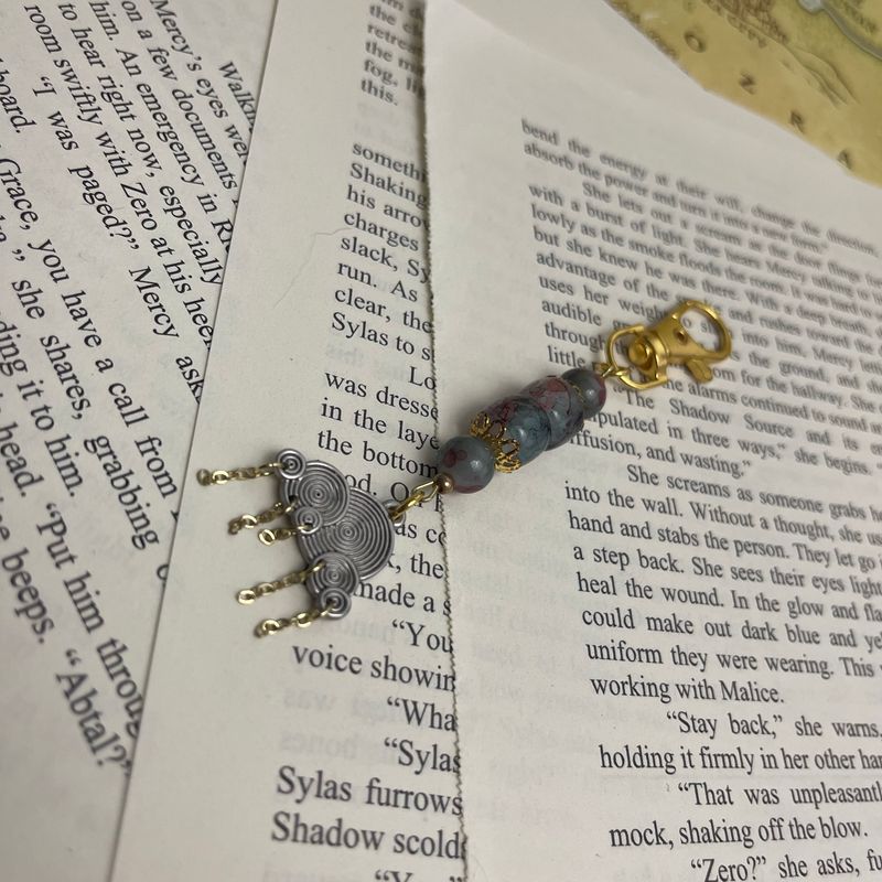 Mixed Metal Rain Cloud Charm