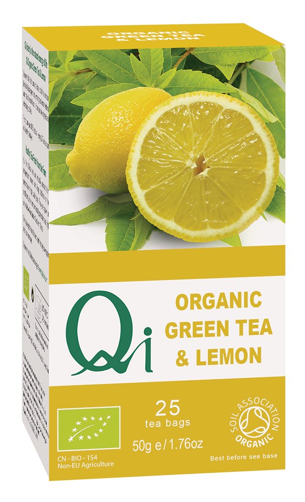 Qi Organic Green Tea & Lemon Qi Organic Green Tea & Lemon