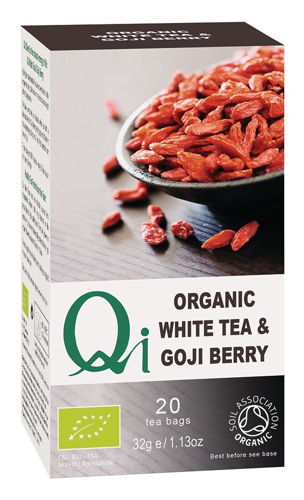 Short dated Qi Organic White Tea & Goji Berries Short dated Qi Organic White Tea & Goji Berries