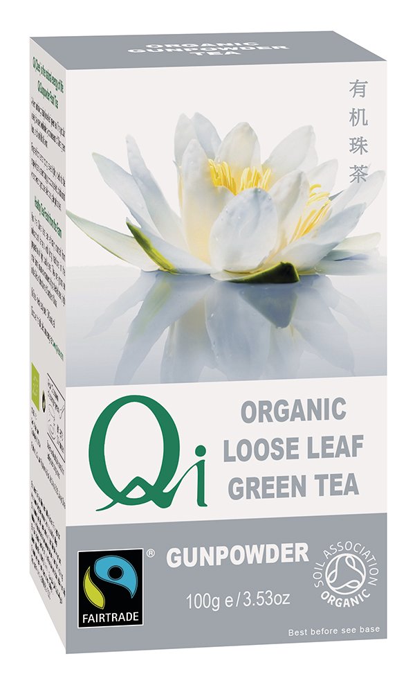Qi Organic Loose Leaf Gunpowder Tea Qi Organic Loose Leaf Gunpowder Tea