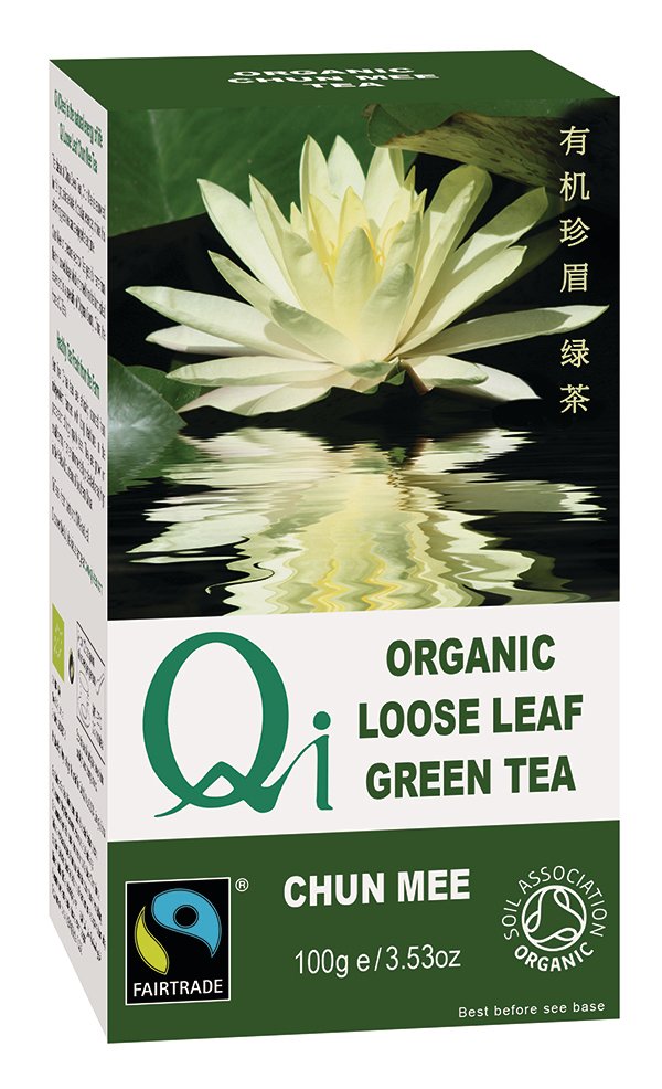 Qi Organic Loose Leaf Chun Mee Tea Qi Organic Loose Leaf Chun Mee Tea