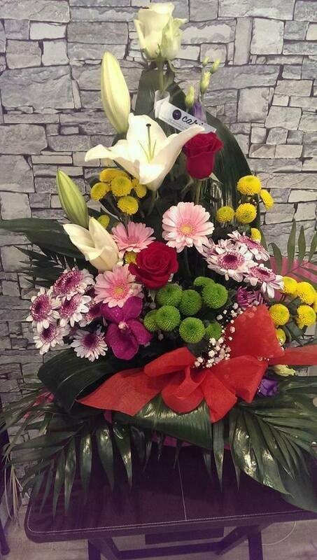 Centro de Flores variadas