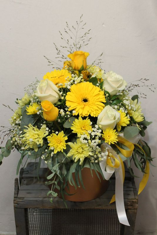 Box de flores Amarillas Box de flores Amarillas