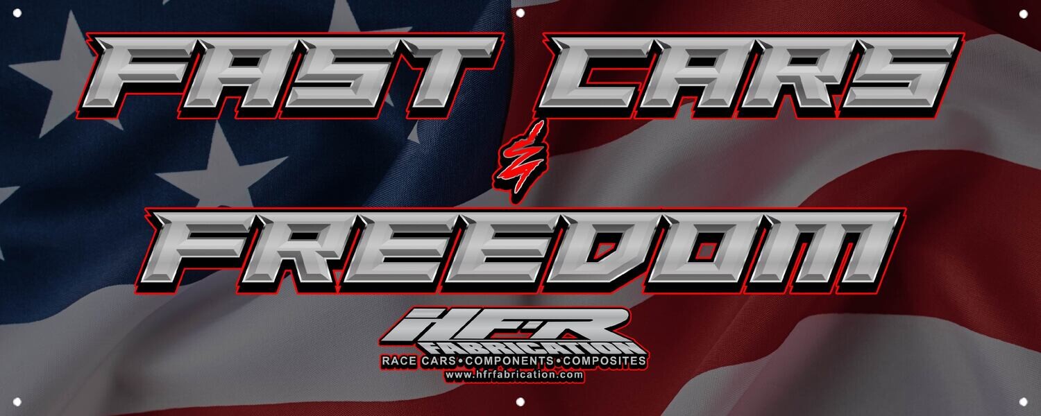 HFR Fast Cars & Freedom Banner 2'x5' ( Free Shipping )