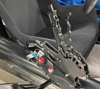 M&M Shifter 2 Button Control Panel Bracket ( Raw Aluminum )