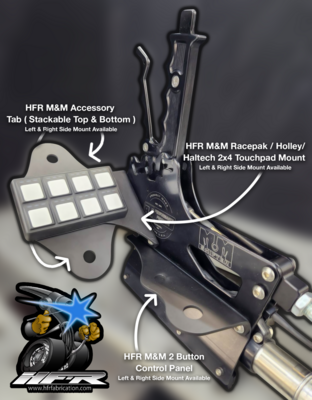 M&M Holley - Haltech - Racepak 3x5 Touchpad Mount