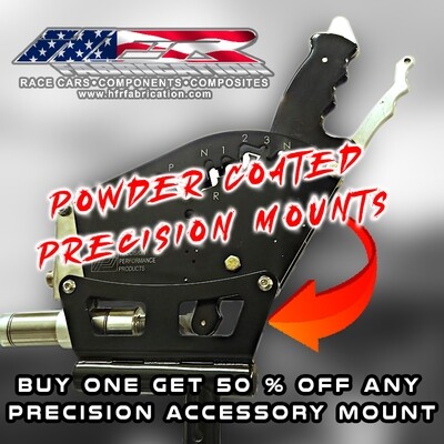 Precision Products Race Car Powder Coated Shifter Mount by HFR