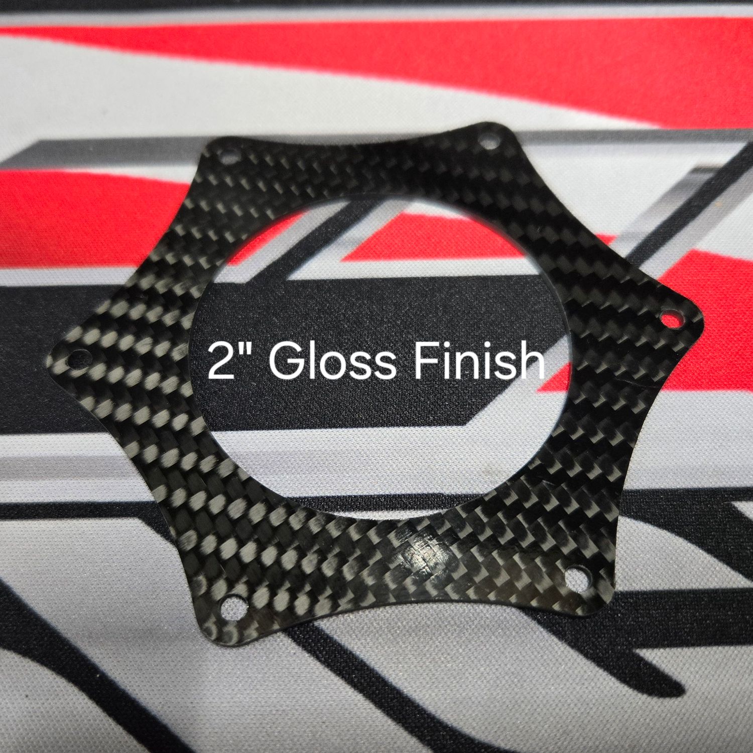 Carbon Fiber Puke Tank Bezels, Size and Finish: 2" Gloss Finish