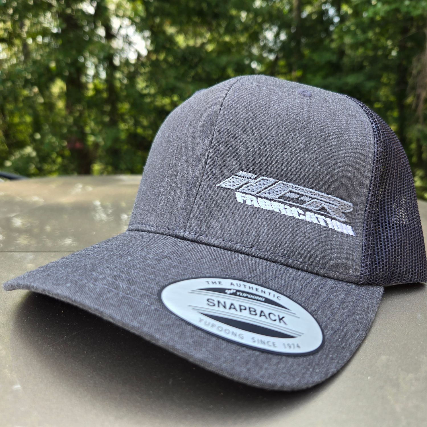 HFR Dark Heather/Silver-White SnapBack Trucker Hat