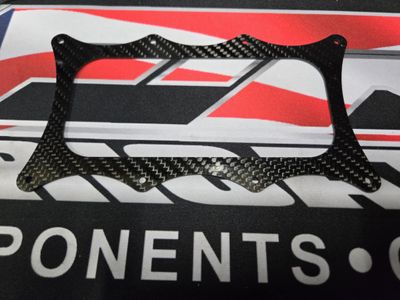 HFR Gloss Carbon Fiber Turbo Burst Panel Trim Plate