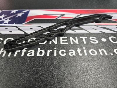 HFR Fabrication, carbon fiber parachute handle, outlaw parachute handle, drag racing chute handle, lightweight chute handle, carbon fiber racing parts, precision machined handle, 1/4 inch carbon fiber, race car parachute release, outlaw drag car parts, racing parachute accessories, billet style chute handle, carbon fiber handle, drag racing components, race car safety gear
