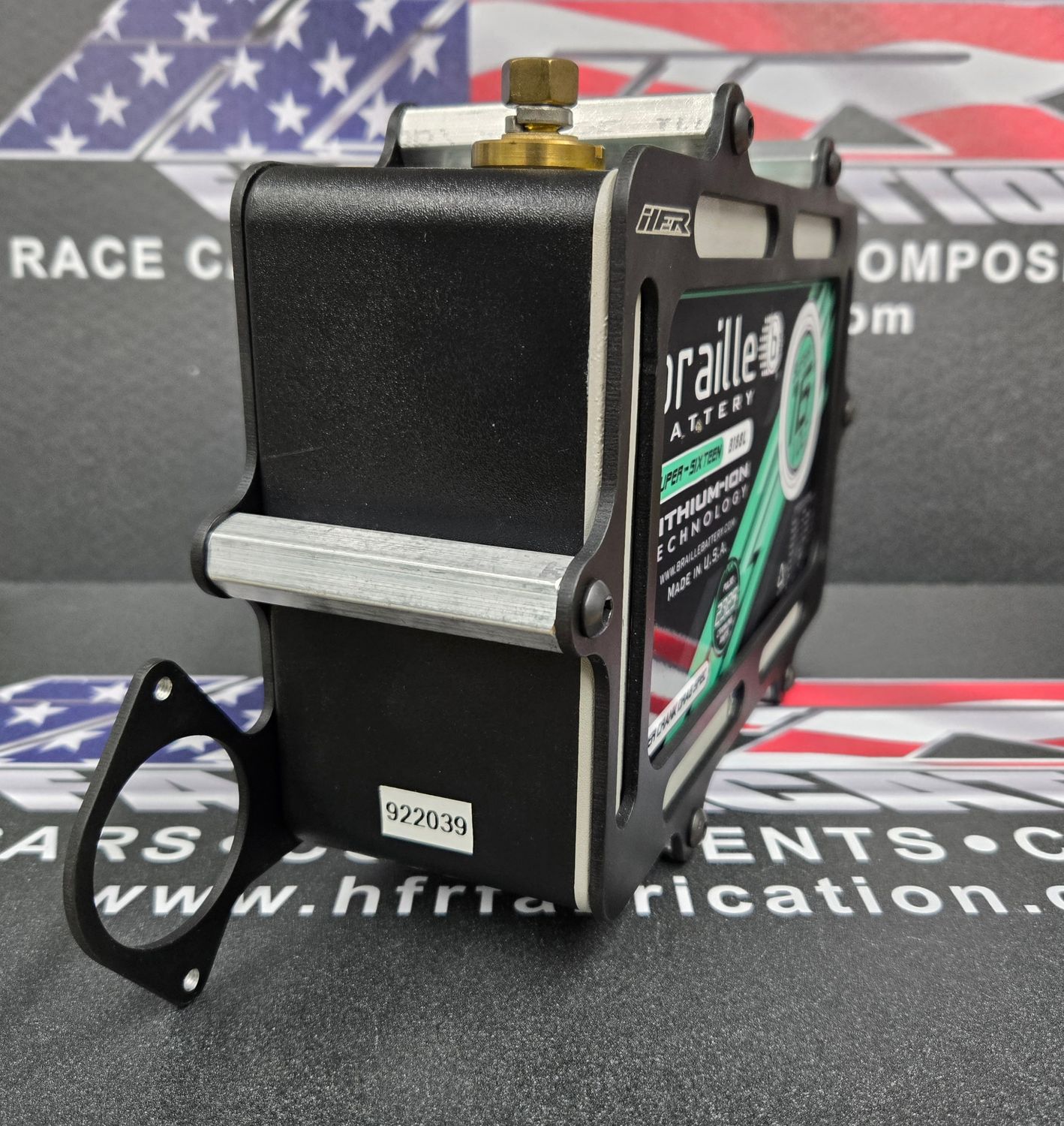 Braille Lithium Battery Mount w/Speedwire Solenoid Mount