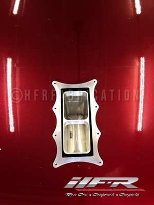 HFR Aluminum Turbo Burst Panel Trim Plate