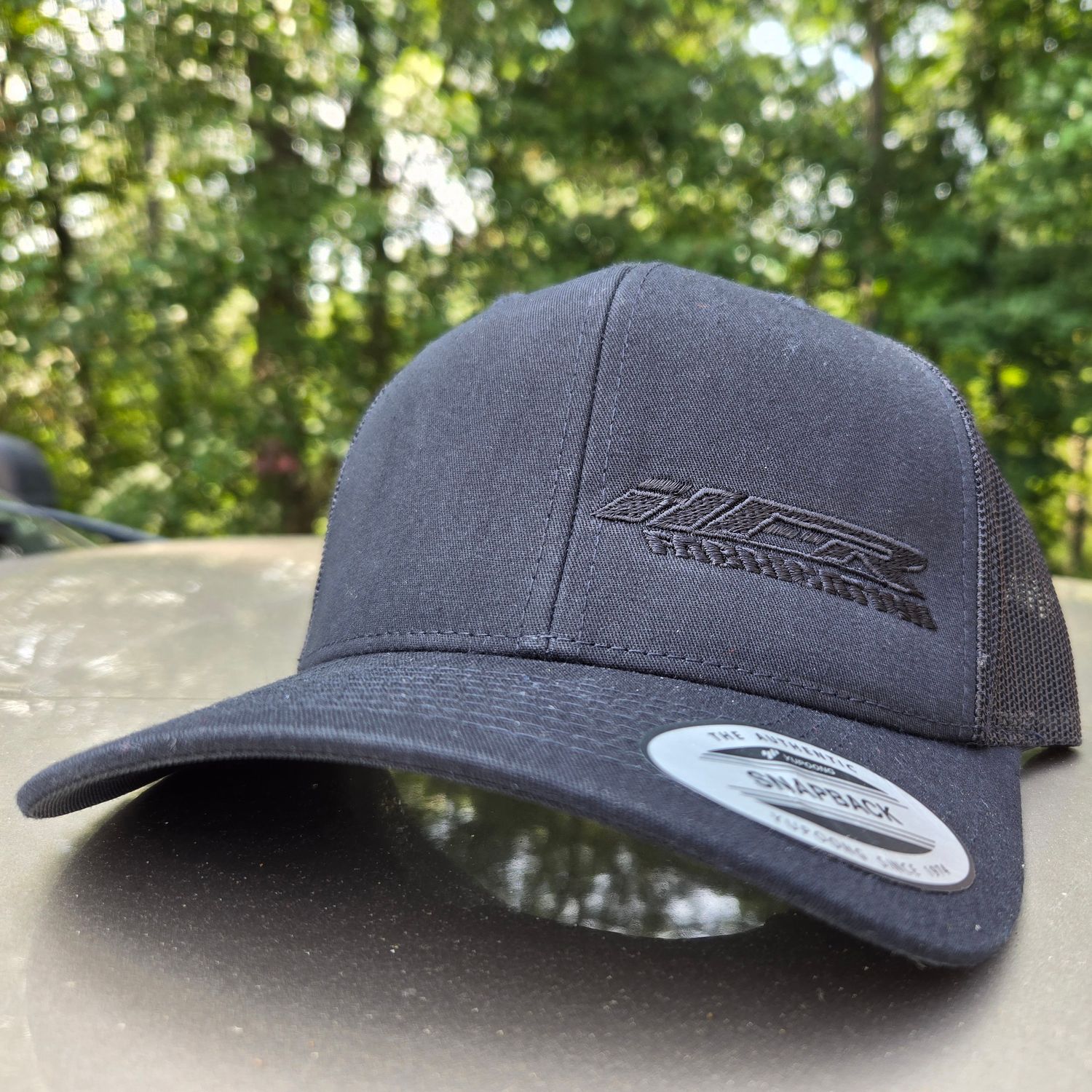HFR Black/Black SnapBack Trucker Hat HFR Black/Black SnapBack Trucker Hat