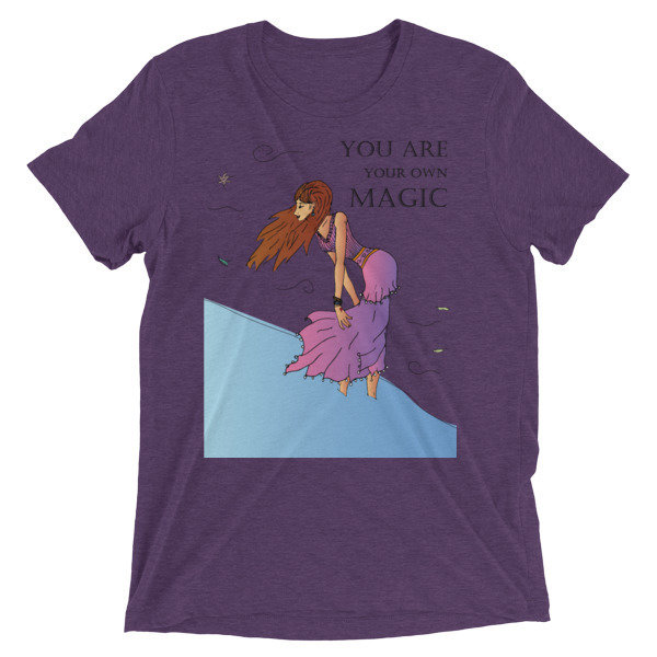 You Are Your Own Magic Tee, Color: Purple Triblend, Size: XS