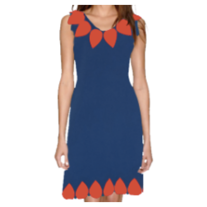 Leaf Navy/Red