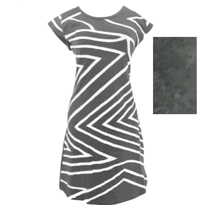 Zebra Misty Grey/White