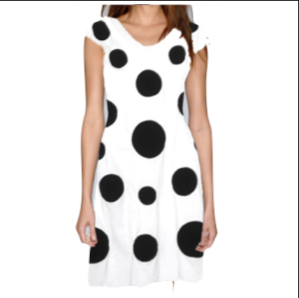 Polka Dot White/Black