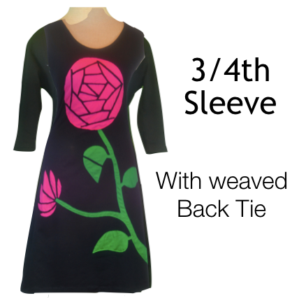 Rose Pink 3/4 Sleeve