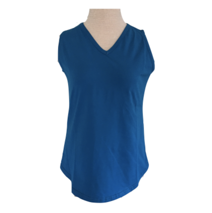 Plain Shirt Tank Royal Blue