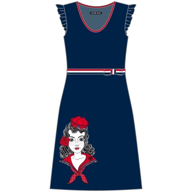Rosalita McGee: Sexy Sailor Alejandra Cotton Dress (Few Left!)