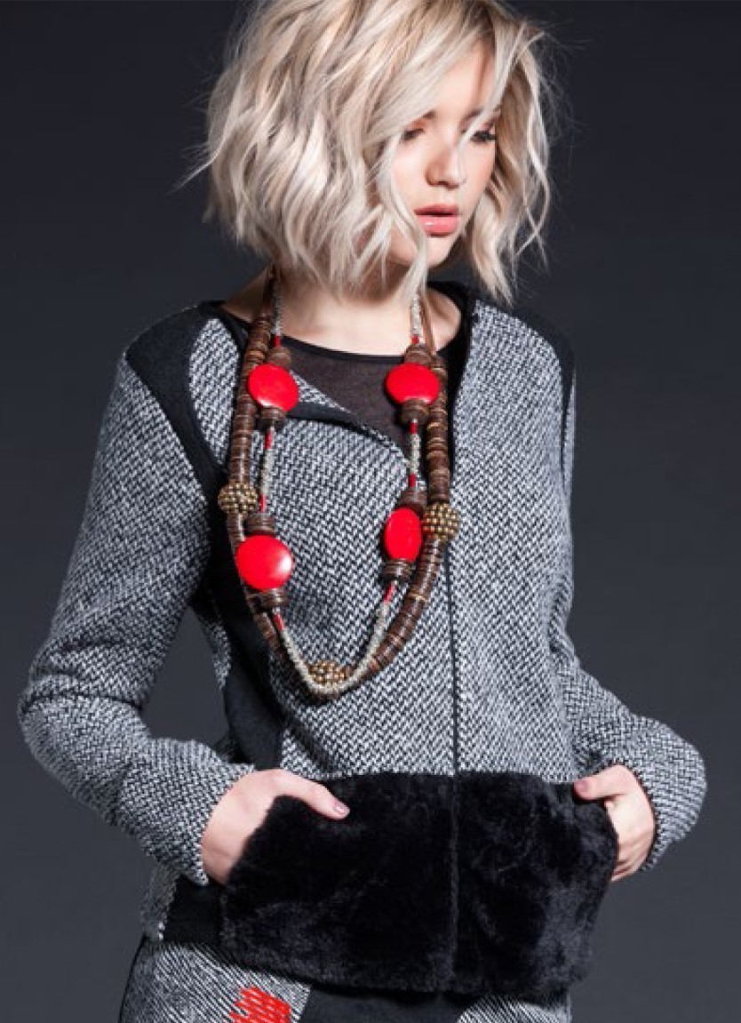 Maloka: Sultry Jacquard Tweed Jacket (More Colors!)