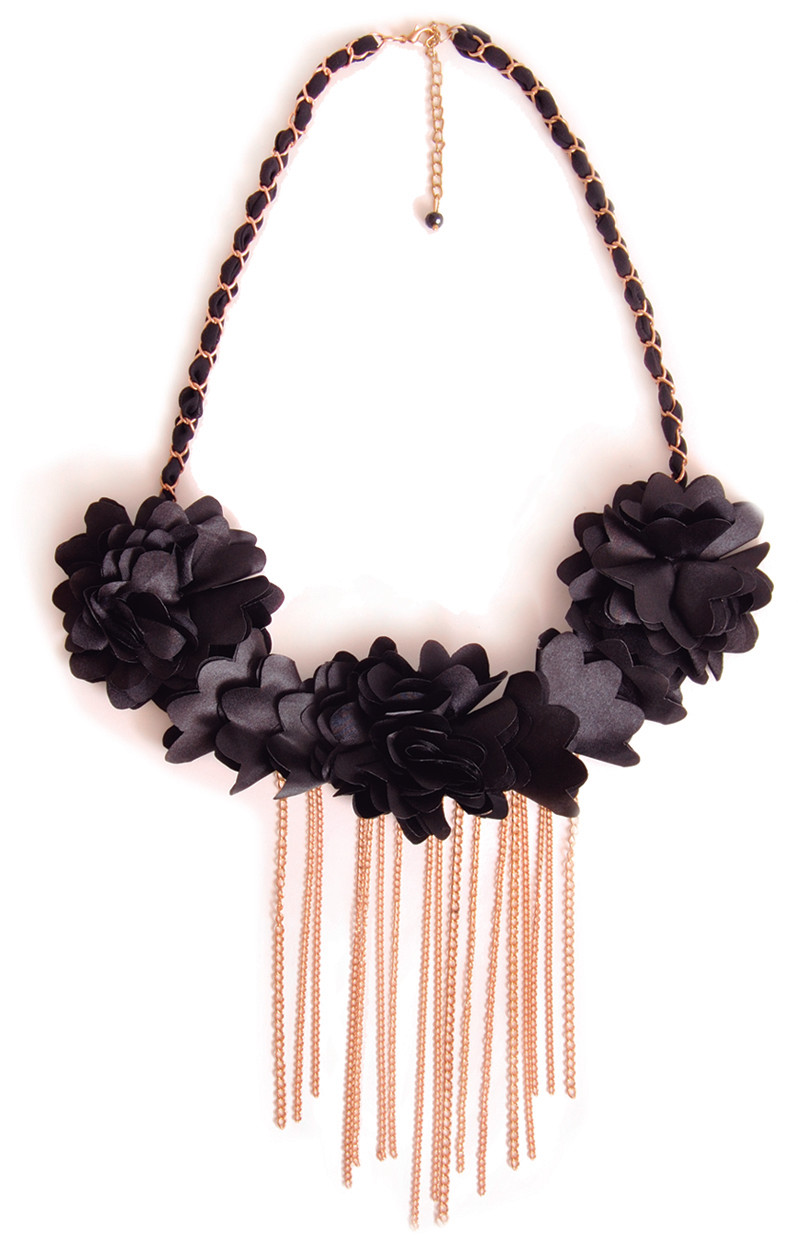 Savage Culture: Black Daisy Princess Necklace SOLD OUT
