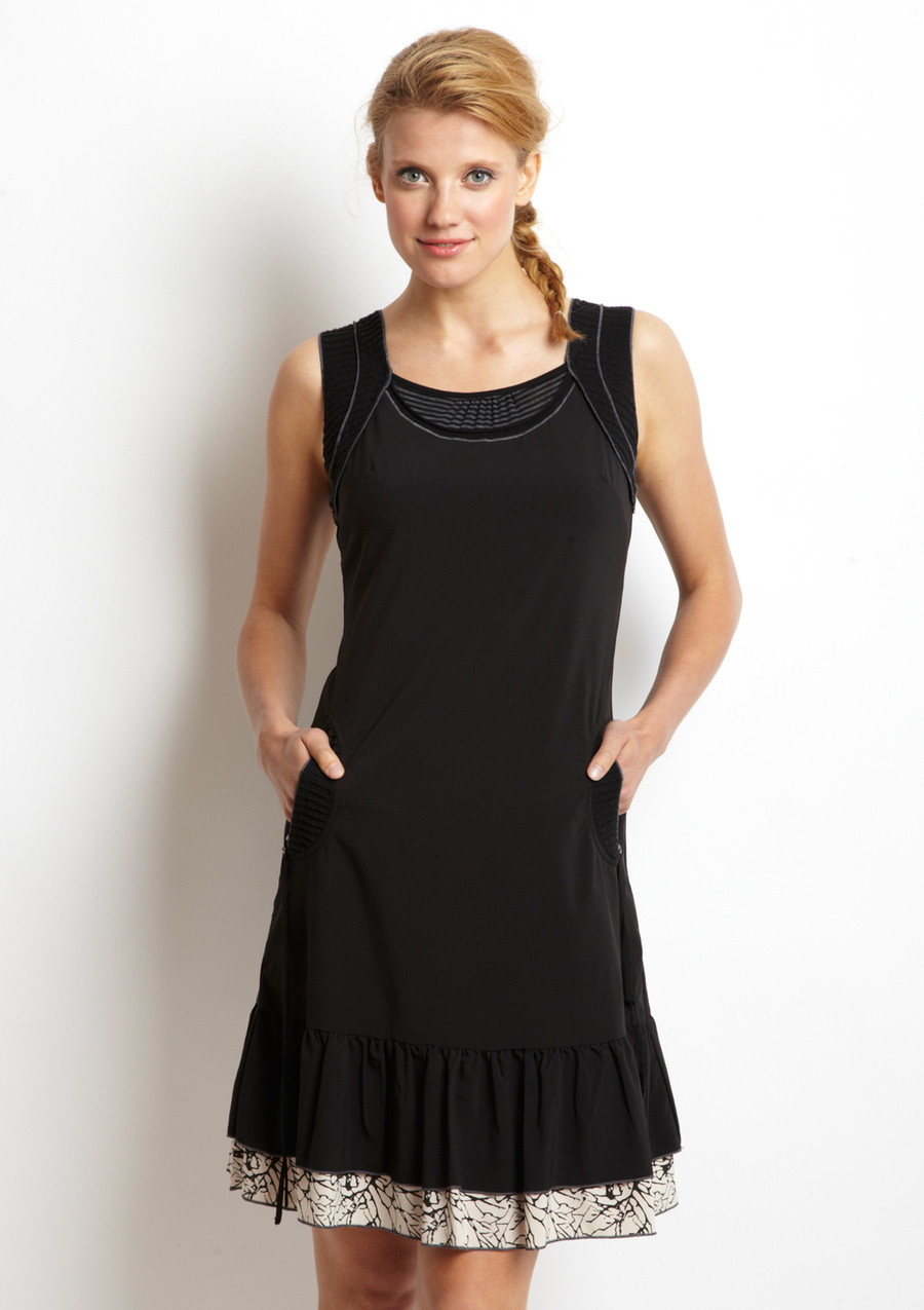 Dzhavael Couture Ruffle Bottom with Pockets Dress SOLD OUT