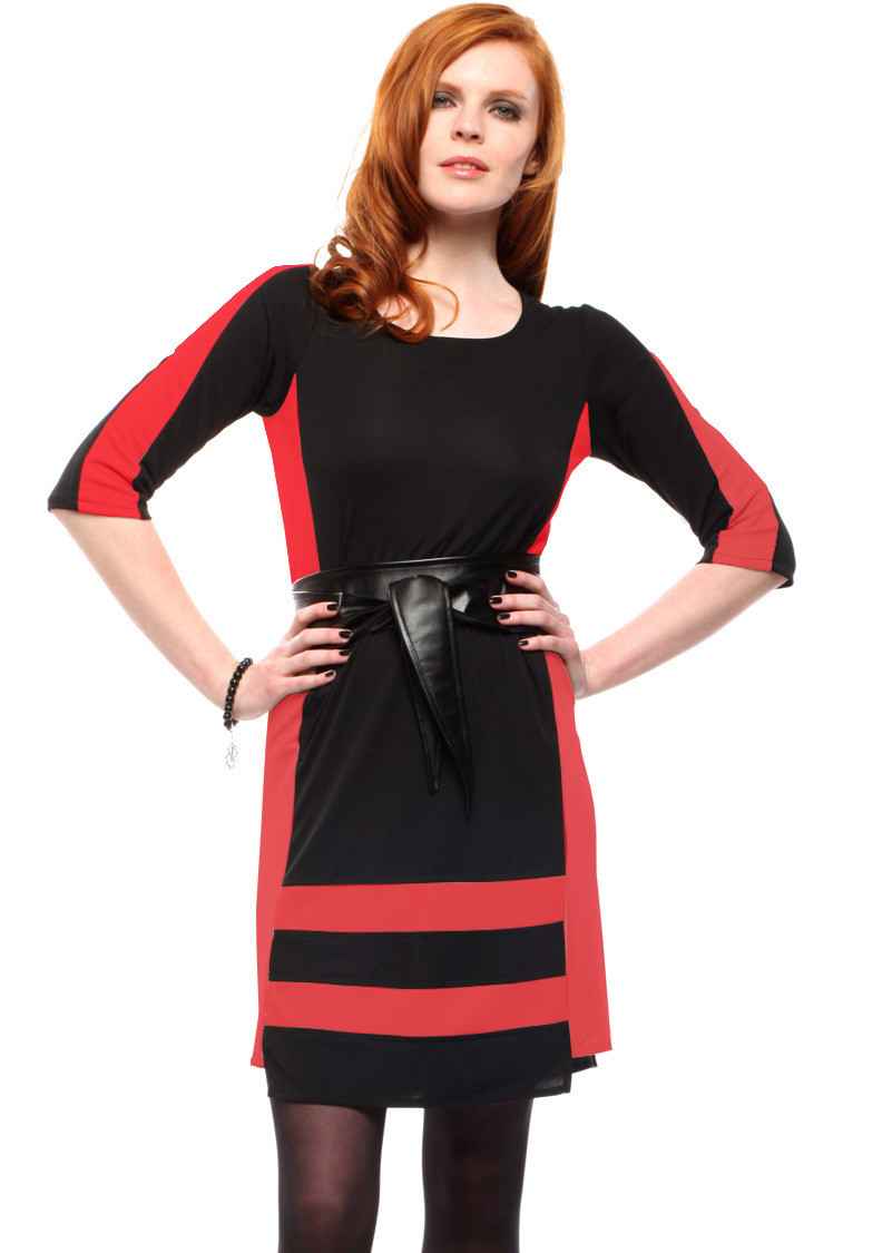 Double Jeu Paris: Reign Like A Queen Dress - Red/Black SOLD OUT