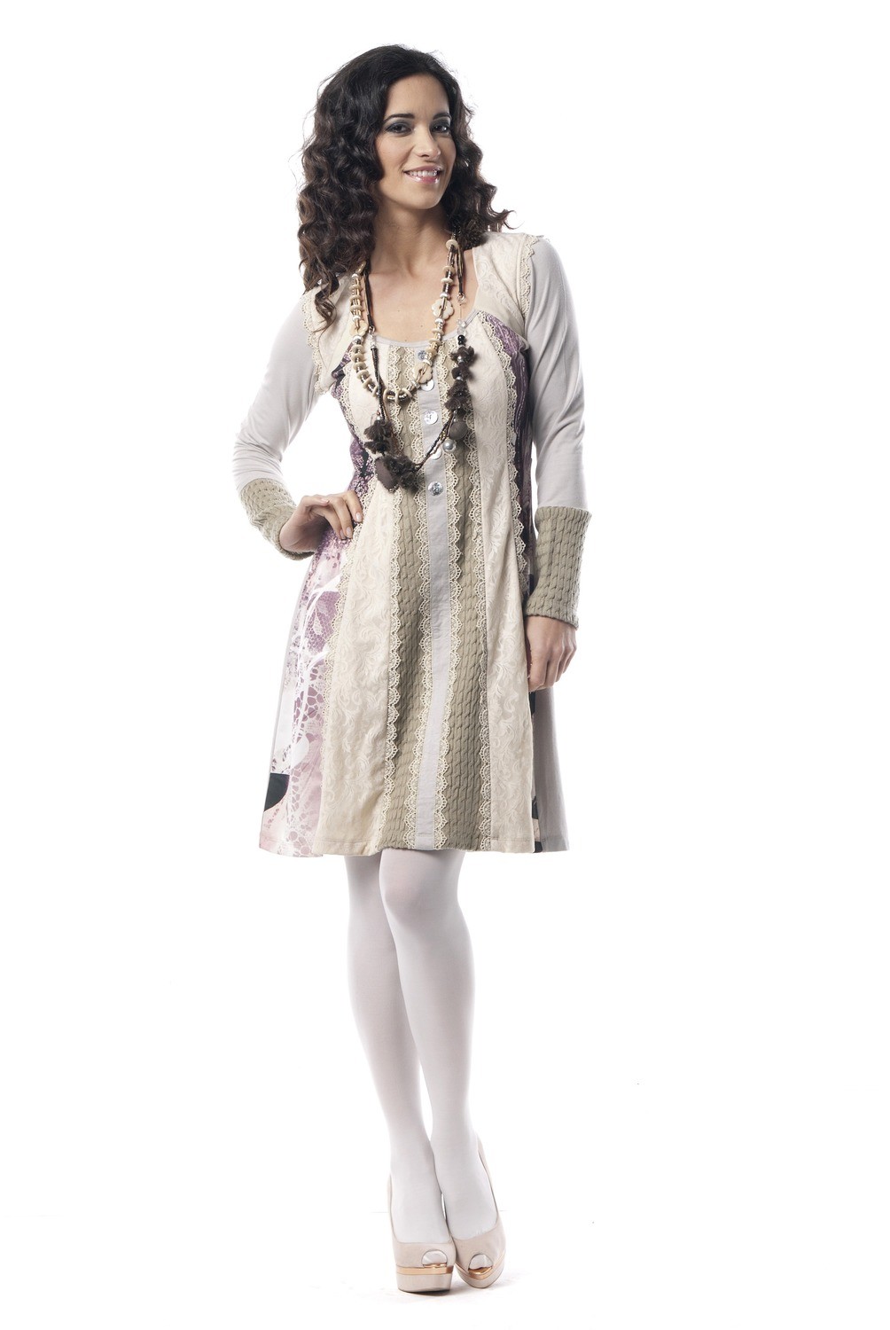 Les Fees Du Vent Couture: Belissola Pieced Dress SOLD OUT