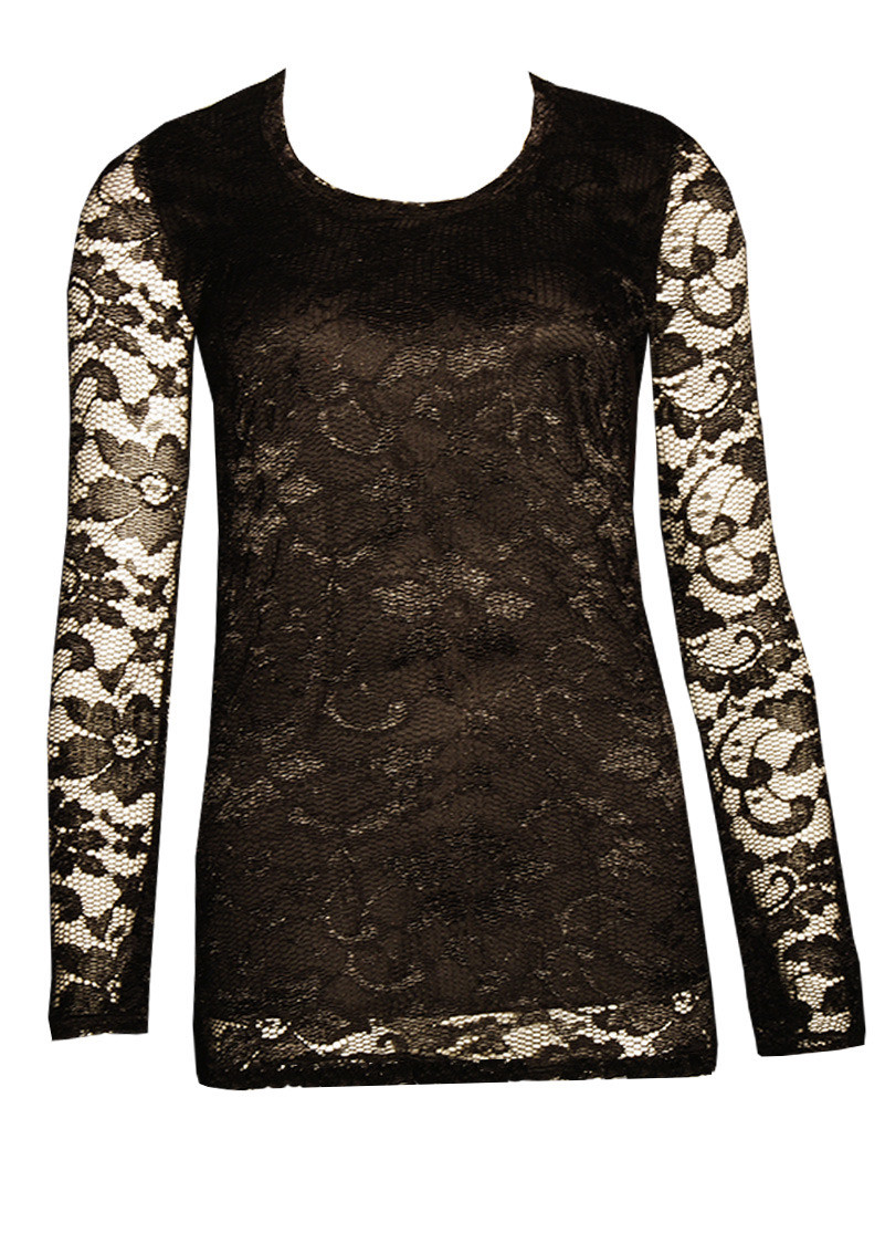 Double Jeu Paris: Classique Black Lace Jingle Top SOLD OUT