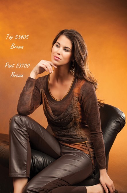 Dolcezza: Chopped Cherry Sweater (Only in Cherry/Charcoal Color) SOLD OUT