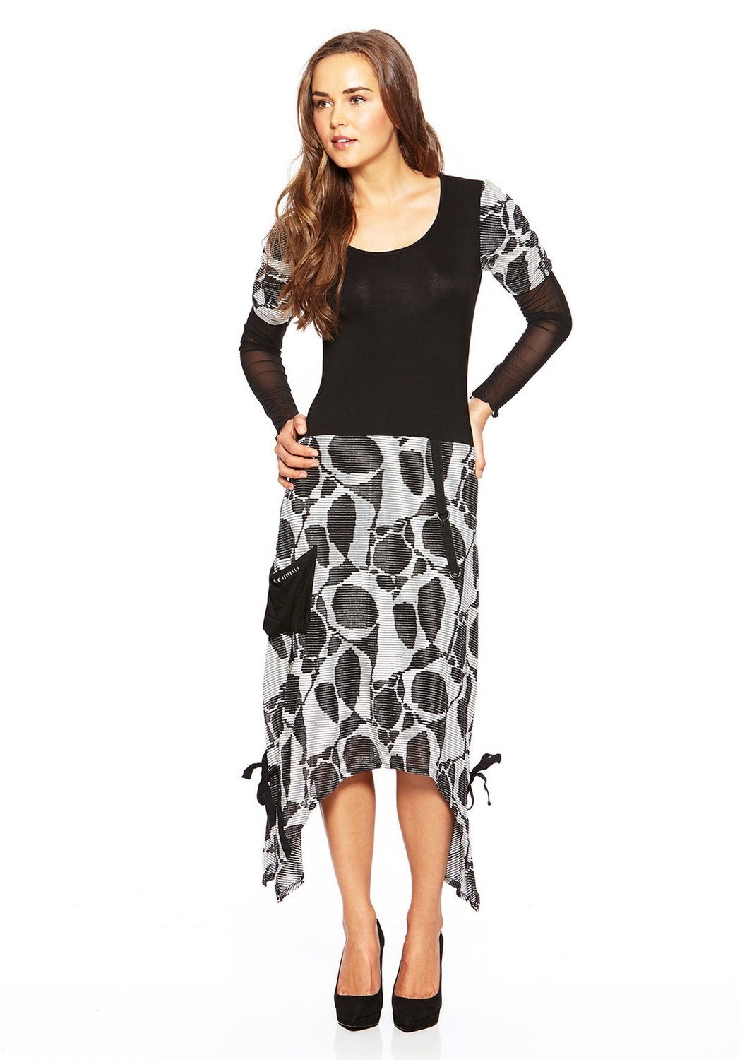 Dzhavael Couture: Asymmetrical Pocket Dress
