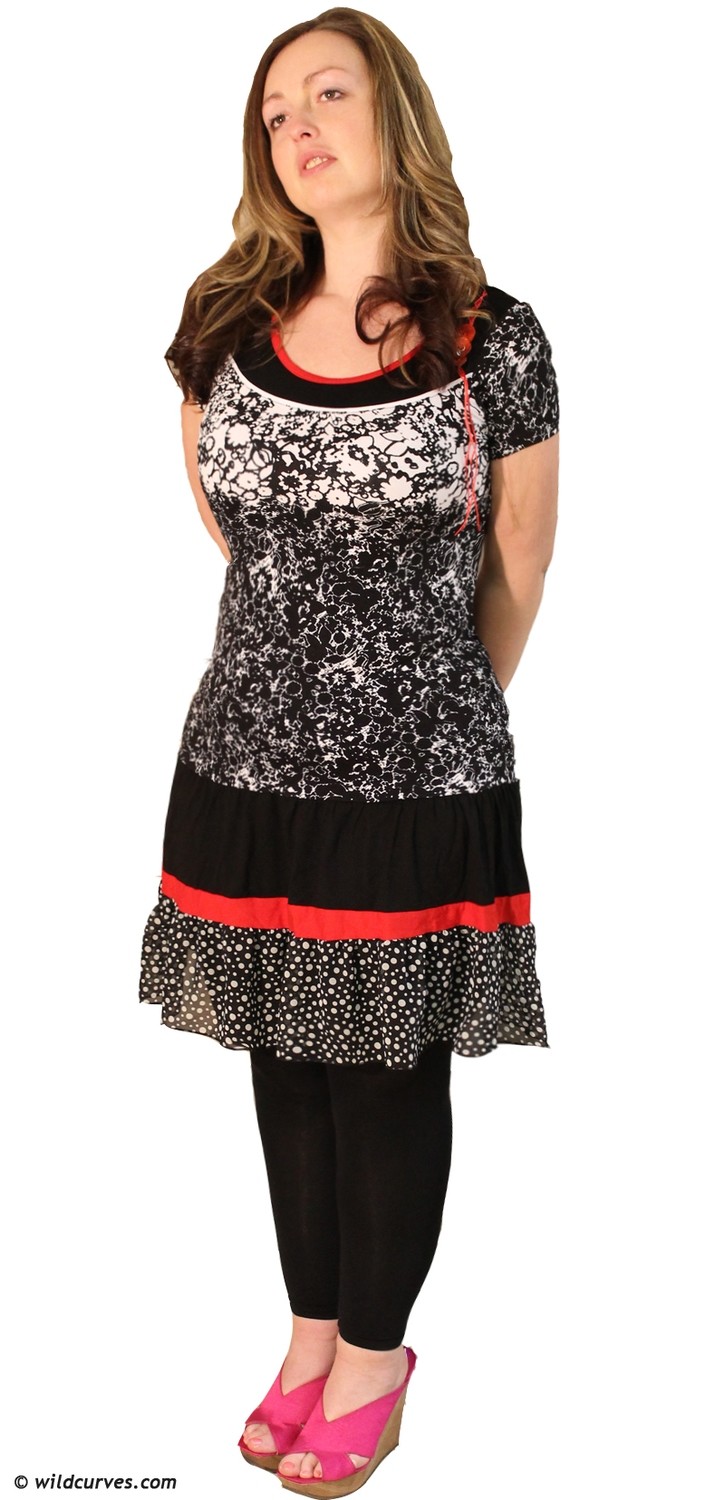 Dolcezza Rouge Ruffle Dress/Tunic
