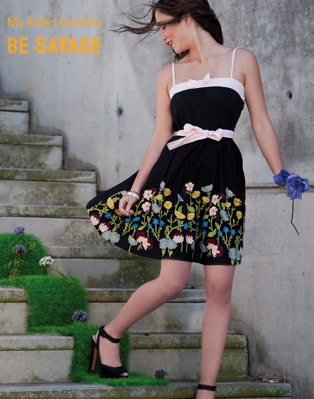 Savage Culture: Blossoms &amp; Bows Jacquard Karen Sundress Dos SOLD OUT