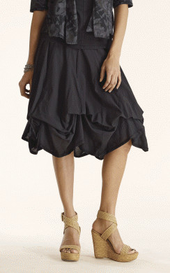 Luna Luz: Tied &amp; Dyed Midi Cotton Skirt