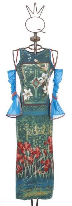 Save The Queen Italy: Monet Garden With Tulip Sleeves Dress SOLD OUT