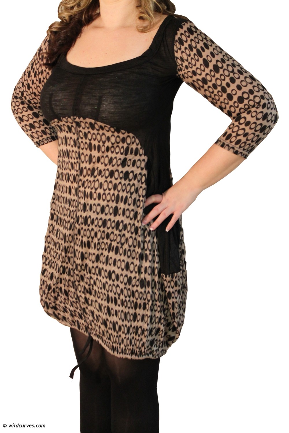 Pourquoi Pas Nous: Chocolate Tie Mini Dress/Tunic