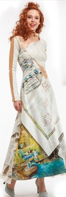 IPNG: Asymmetrical Snapshot Of Poetic Layers Illusion Dress