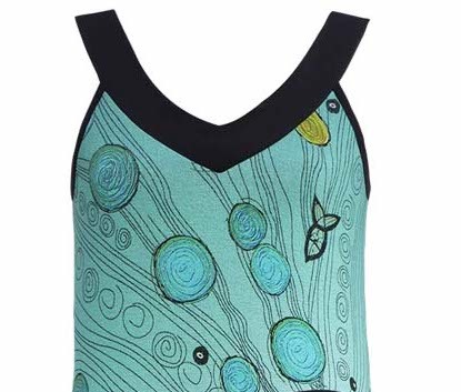 Dolcezza Simply Art: Mermaid Dreamings Flared Art Dress SOLD OUT