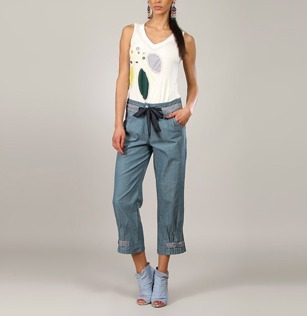 L33 Paris: Cropped Bow Jeans Flash Special, Ends Soon!