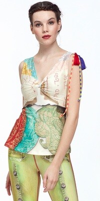 IPNG: The World At Your Paper Boat Trip Illusion Top (In 2 Colors!)