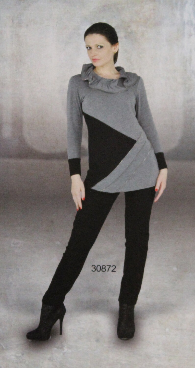 Dzhavael Couture: Jagged Zipper Tunic
