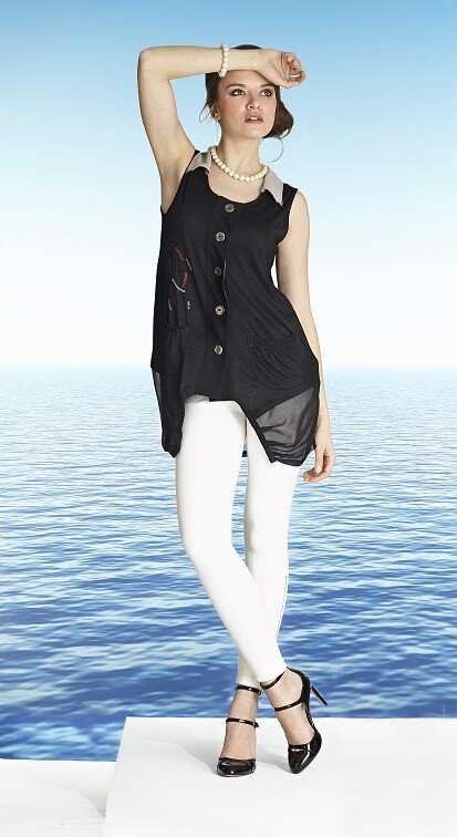 Dzhavael Couture: Black Diamond Tunic SOLD OUT