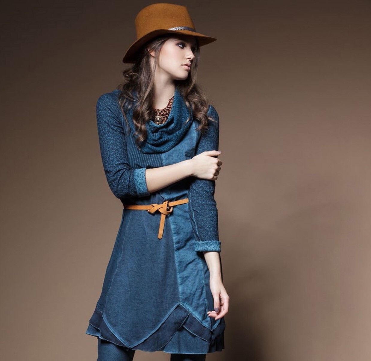 Maloka: Chic Diamond Cut Long Tunic