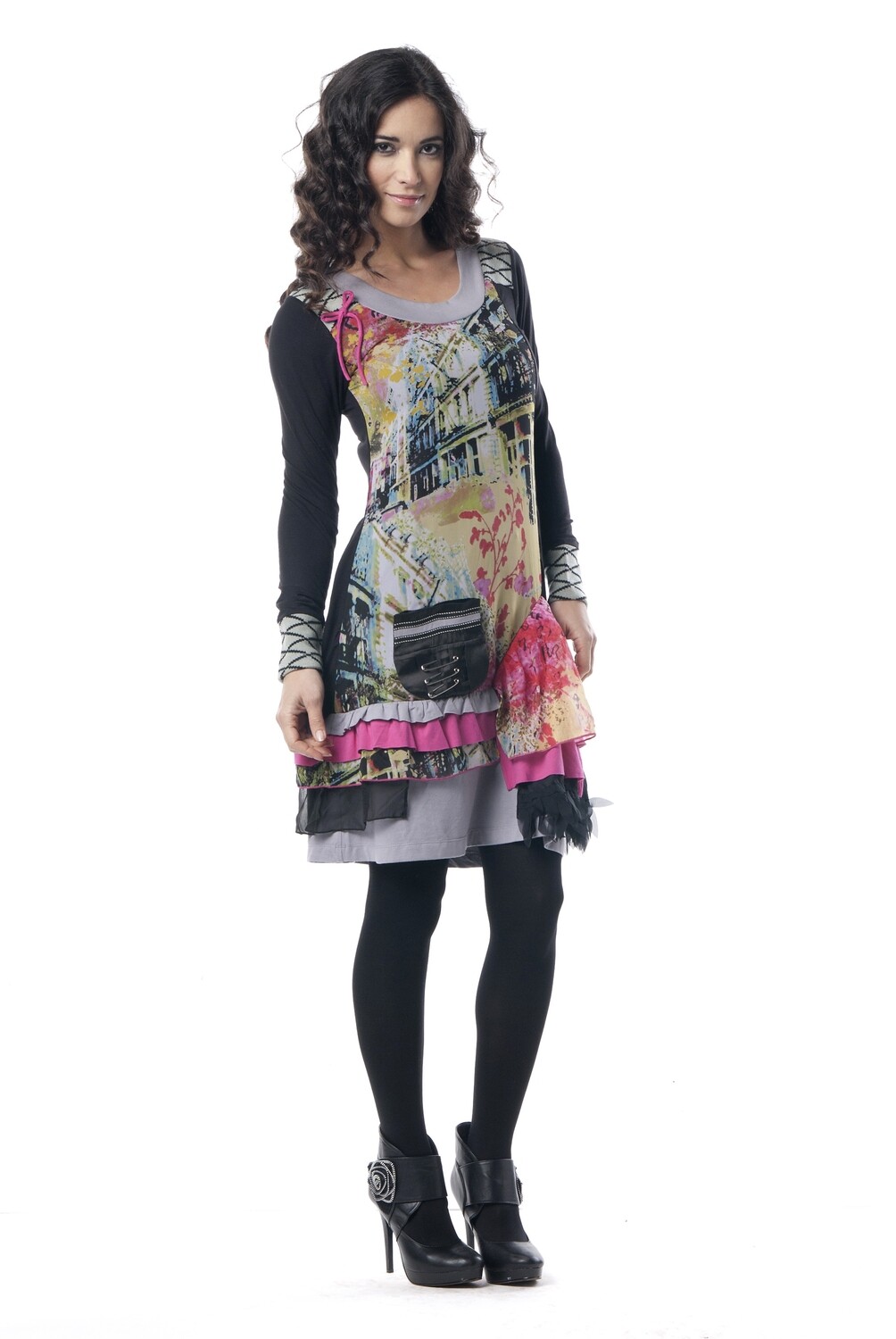 Les Fees Du Vent Couture: Pocket Boulevard Dress (Almost Gone!)