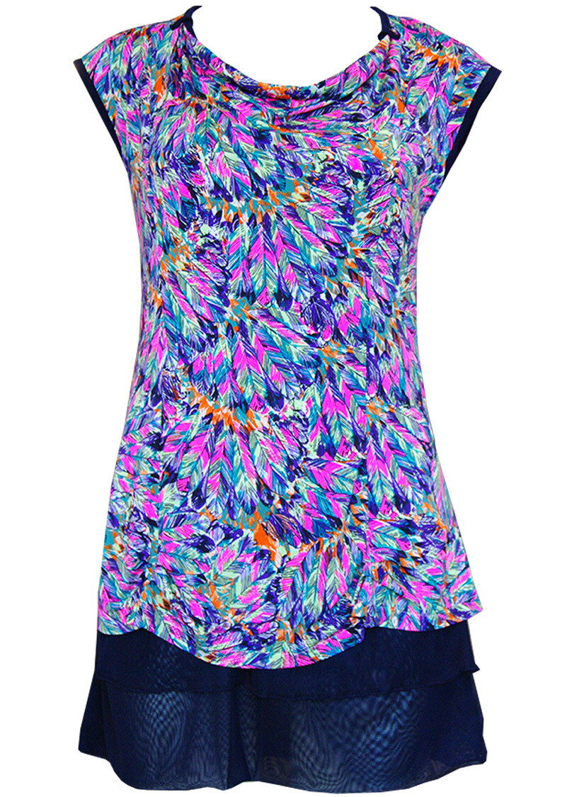 Double Jeu Paris: Darling Blue Daisy Tunic/Mini Dress SOLD OUT