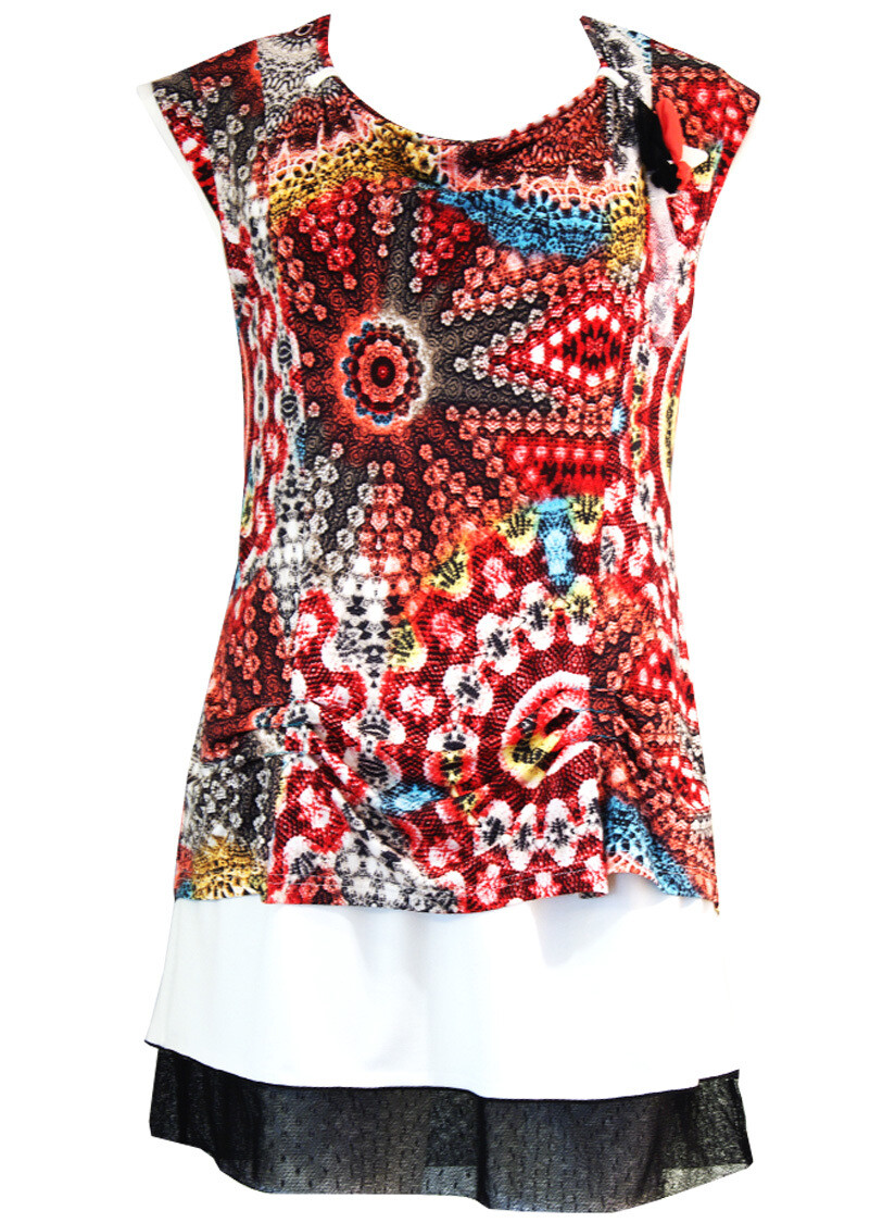Double Jeu Paris: Light Me Up With Lace Tunic/Mini Dress SOLD OUT