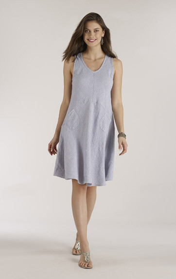 Luna Luz: Linen Tank Dress With Pockets SOLD OUT